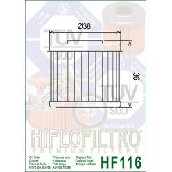 Фильтр масляный HF116
